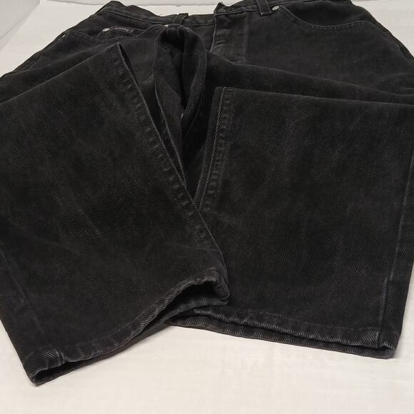 Vintage Riders women's high rise Denim Jeans size 10 Black charcoal mom jeans - Picture 12 of 13